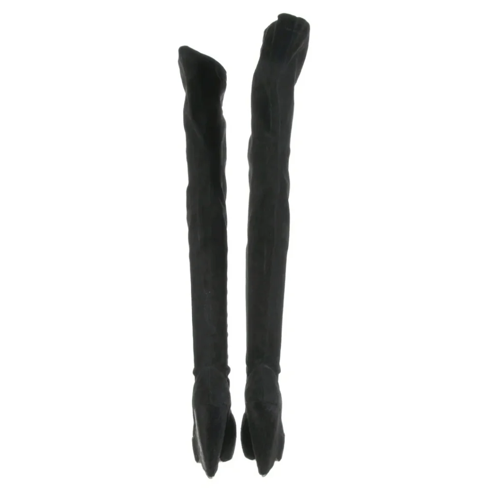 Nicholas Kirkwood | Black Pony Thigh Boot